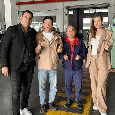 Turkish Customers Visit Haifei Factory For Inspection Turkish Customers Visit Haifei Factory For Inspection